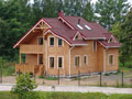 Гибкая черепица Ruflex (Katepal OY) Katrilly осенний красный 1