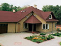 Гибкая черепица Ruflex (Katepal OY) Katrilly осенний красный 2
