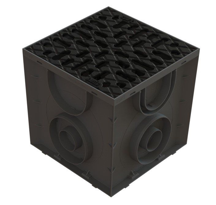 Дождеприемник S'park ДП-25.25-ПП пластиковый с Решеткой Spark РВ-25.25 ...