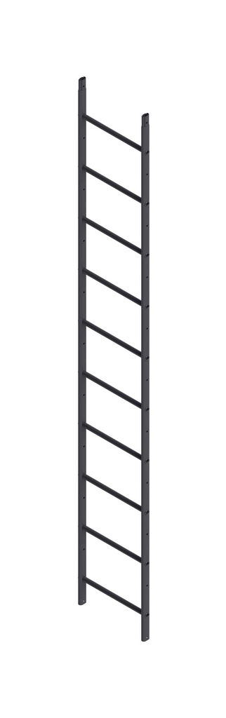 Модульная лестница ORIMA 3,3 м без крепления, RR23 темно-серый