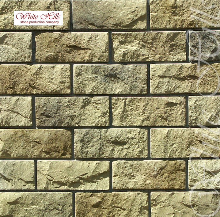 Йоркшир (Yorkshire) - облицовочный камень 405-90, Искусственный камень 405-90 Йоркшир 1.06м2/уп White Hills