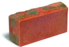 ЛСР  Кирпич рваный керамический колотый лицевой «Легенда» полнотелый по ложку по тычку