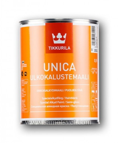 Краска по металлу Unica Tikkurila 0,225л, краска по металлу Unica Tikkurila