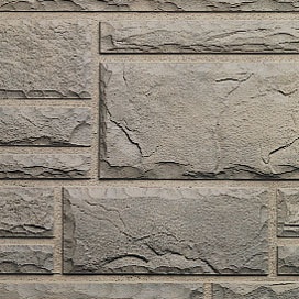 Облицовочная фасадная панель Nailite серый камень, серый камень