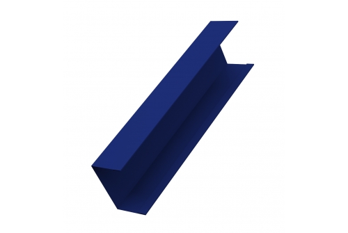 Крышка 65х60 (для ворот и калиток) PE 0,45 (одностороннее покрытие) GrandLine, RAL 5002 ультрамариново-синий