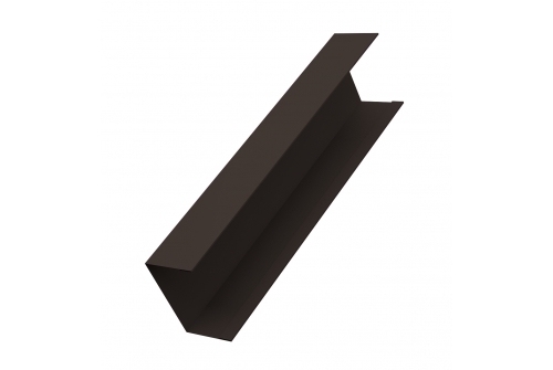 Крышка 65х60 (для ворот и калиток) Rooftop Matte (одностороннее покрытие) GrandLine, RR 32 темно-коричневый