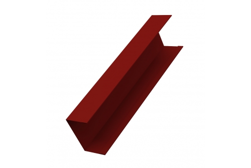 Крышка 65х60 (для ворот и калиток) Satin (одностороннее покрытие) GrandLine, RAL 3011 коричнево-красный