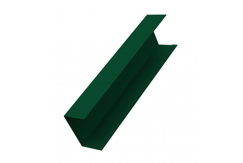 Крышка 65х60 (для ворот и калиток) Satin (одностороннее покрытие) GrandLine, RAL 6005 зеленый мох