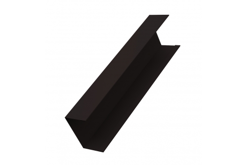Крышка 65х60 (для ворот и калиток) Satin (одностороннее покрытие) GrandLine, RAL 9005 черный