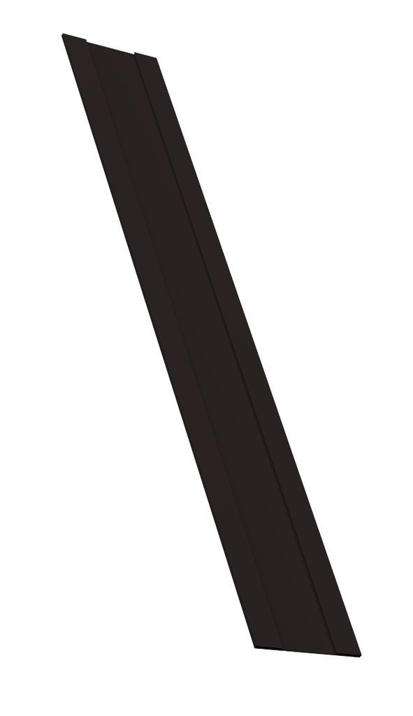 Крепежная планка Satin Matt (одностороннее покрытие) GrandLine, черный 9005