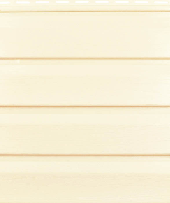 Snow Bird  Виниловый сайдинг Сноуберд профиль корабельный брус, кремовый