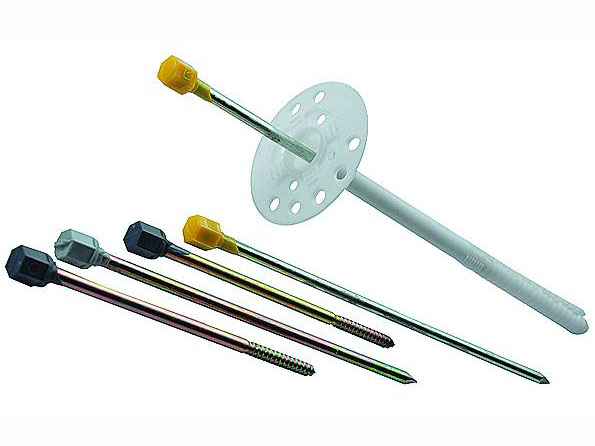 Atlas  Дюбель для минеральной плиты с металлическим гвоздем IZM KDW 140 мм КДВ