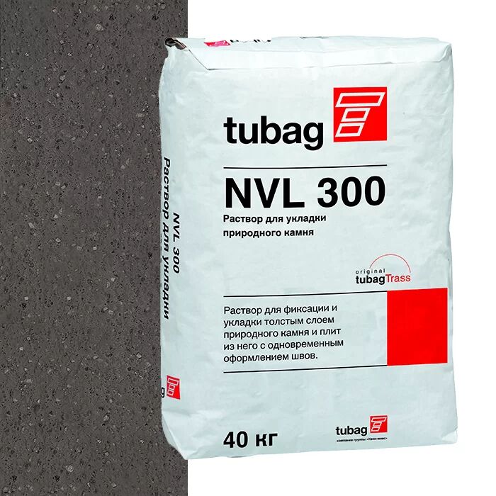 NVL 300 Сухая смесь  для укладки природного камня, антрацит tubag   , NVL 300 Сухая смесь  для укладки природного камня, антрацит tubag