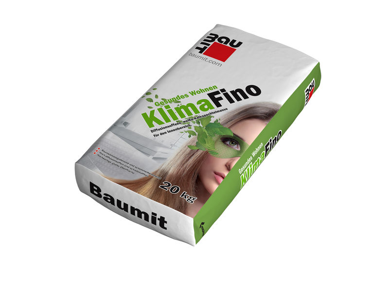 KlimaFino 20 кг Известковая шпаклёвка Baumit, KlimaFino 20 кг Известковая шпаклёвка Baumit