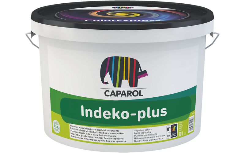 Водно-дисперсионная краска Caparol Indeko-plus Bx3 9,4л 807238, снято с прои-ва Краска воднодисперсионная Caparol Indeko-plus Bx3 9,4л 807238