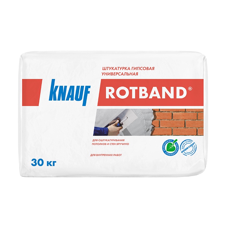 Штукатурка КНАУФ Rotband 30 кг