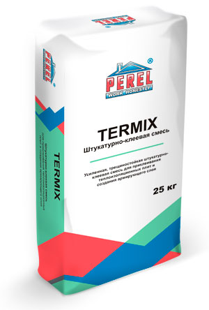 Клеевая смесь Perel 0319 Termix, 0319 Termix Клеевая смесь, армирование Perel KS, 25 кг