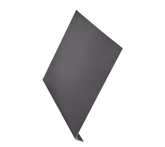 Ветровая планка<br> (L-профиль) 150 PE, Темно-серый RR23