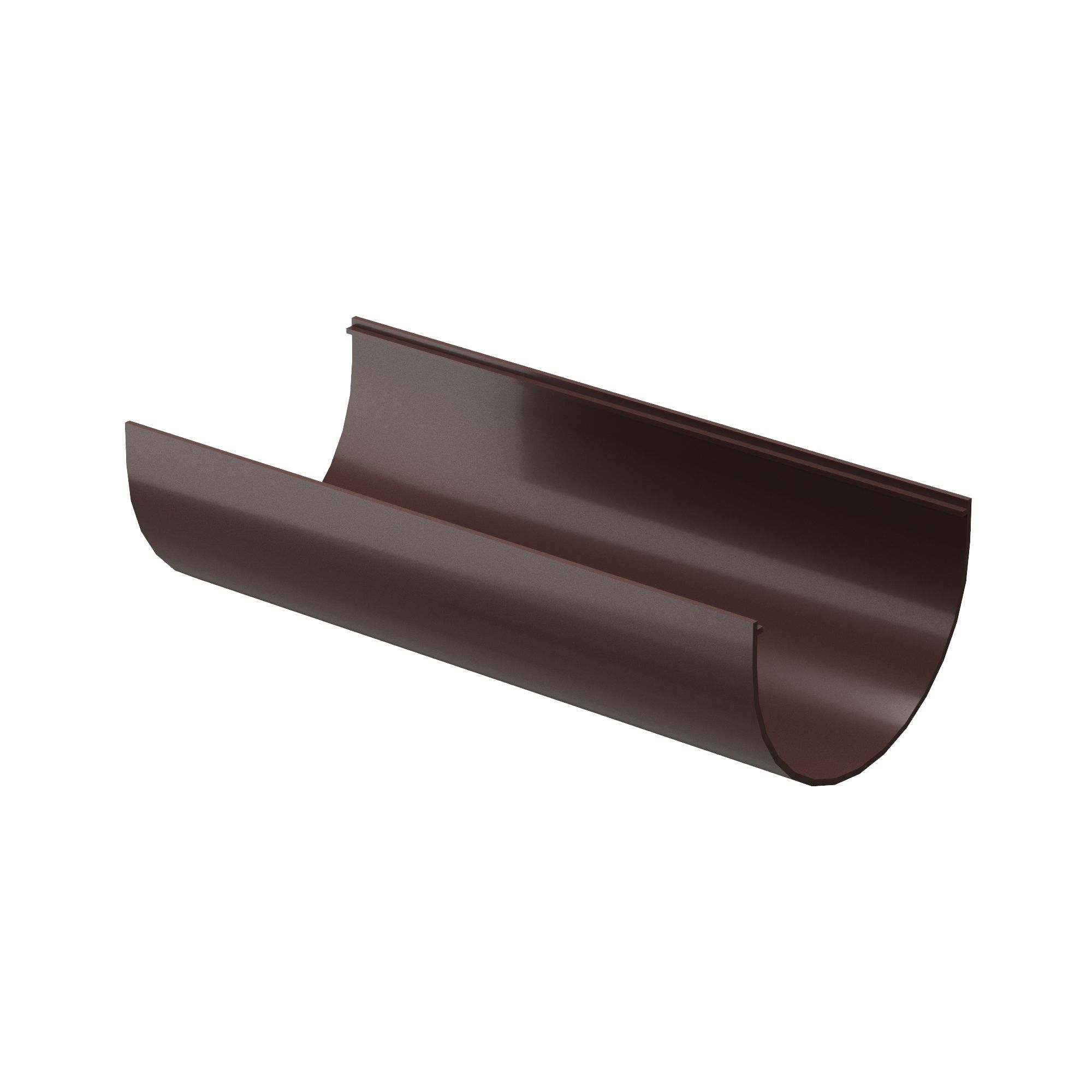 Желоб водосточный 3м темно-коричневый шоколад ПВХ