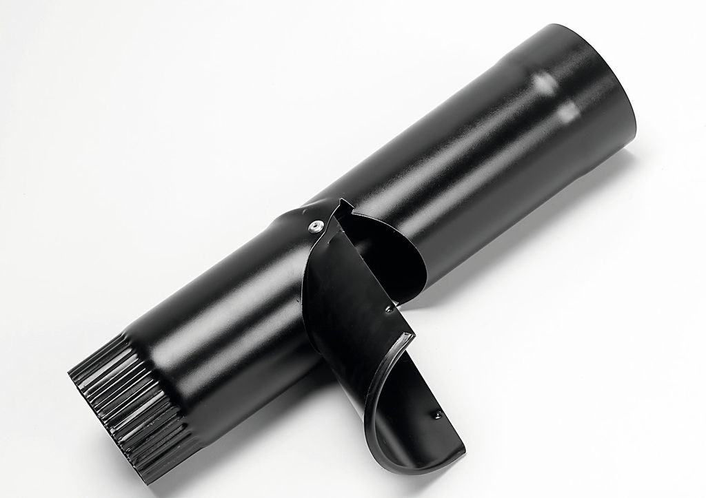 Отвод для бочки D90 - Металлический водосток круглого сечения D125/90мм ...