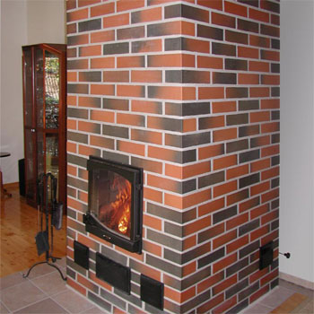 Кирпич TERCA Red flame гладкий