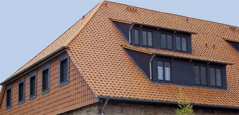 Натуральная керамическая черепица Jacobi Krempziegel K1