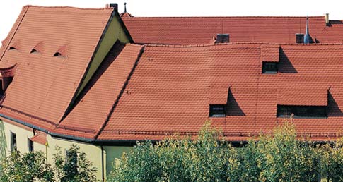 Натуральная керамическая черепица Jacobi Biberschwanzziegel