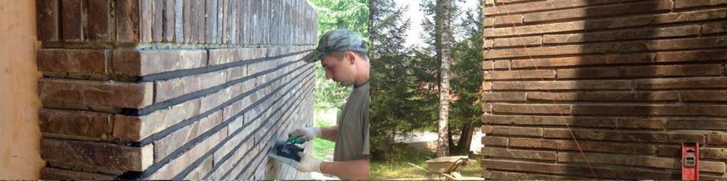 Богандинский КЗ кирпич ручной формовки полнотелый лицевой РИГЕЛЬ