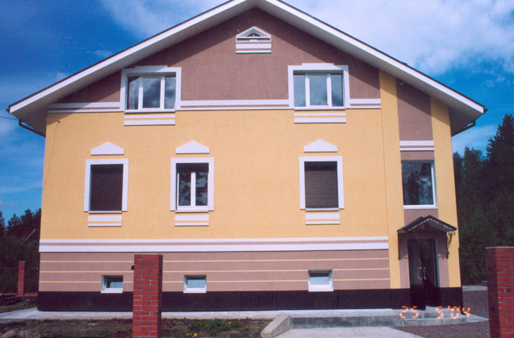 Декоративная штукатурка Атлас (минеральные, силикатные, акриловые, силиконовые. Поверхность: рустик, короед, шуба, барашек). С утеплением и без.