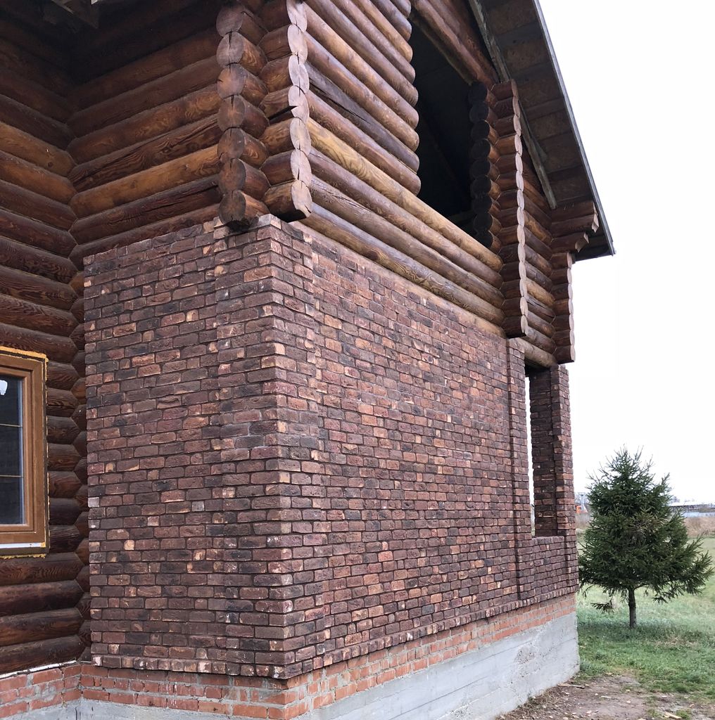 Богандинский КЗ кирпич ручной формовки полнотелый лицевой Лахта (Монс-Роял)