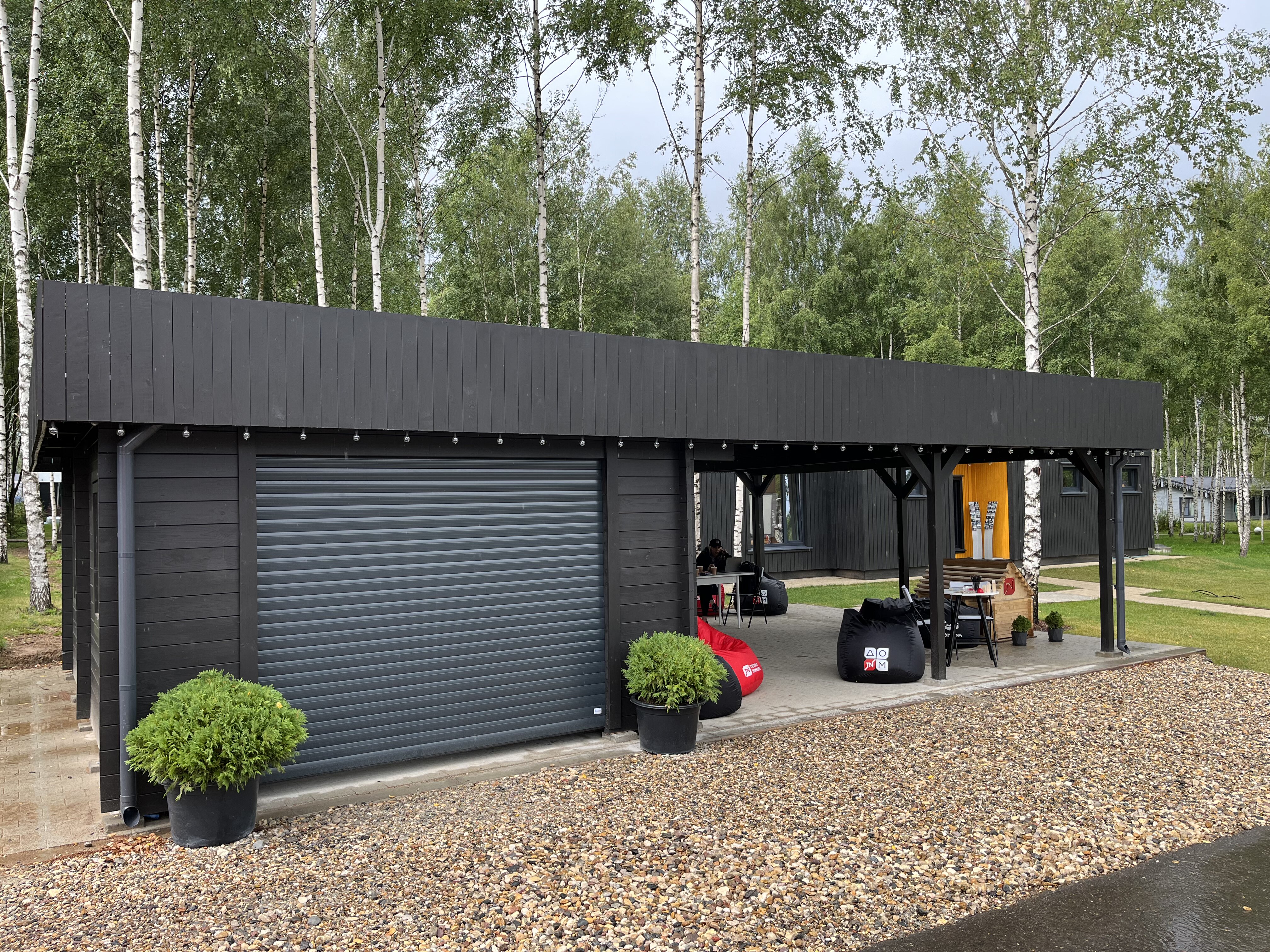 Гараж 52 Дуэт с навесом