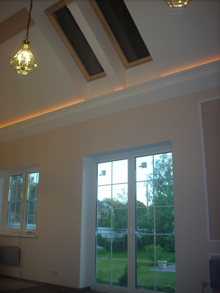 Дом в Коккорево 2012 г. Отделка - декоративная штукатурка Atlas (Польша)