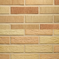 Желто-розовый облицовочный керамический кирпич ROSSO