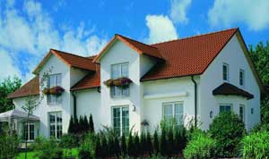 Цементно-песчаная черепица «Braas»