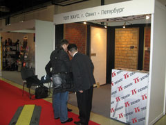 Стеклопластиковые кровельные и фасадные панели «Zierer» немецкого производства на выставке «MosBuild-2009»