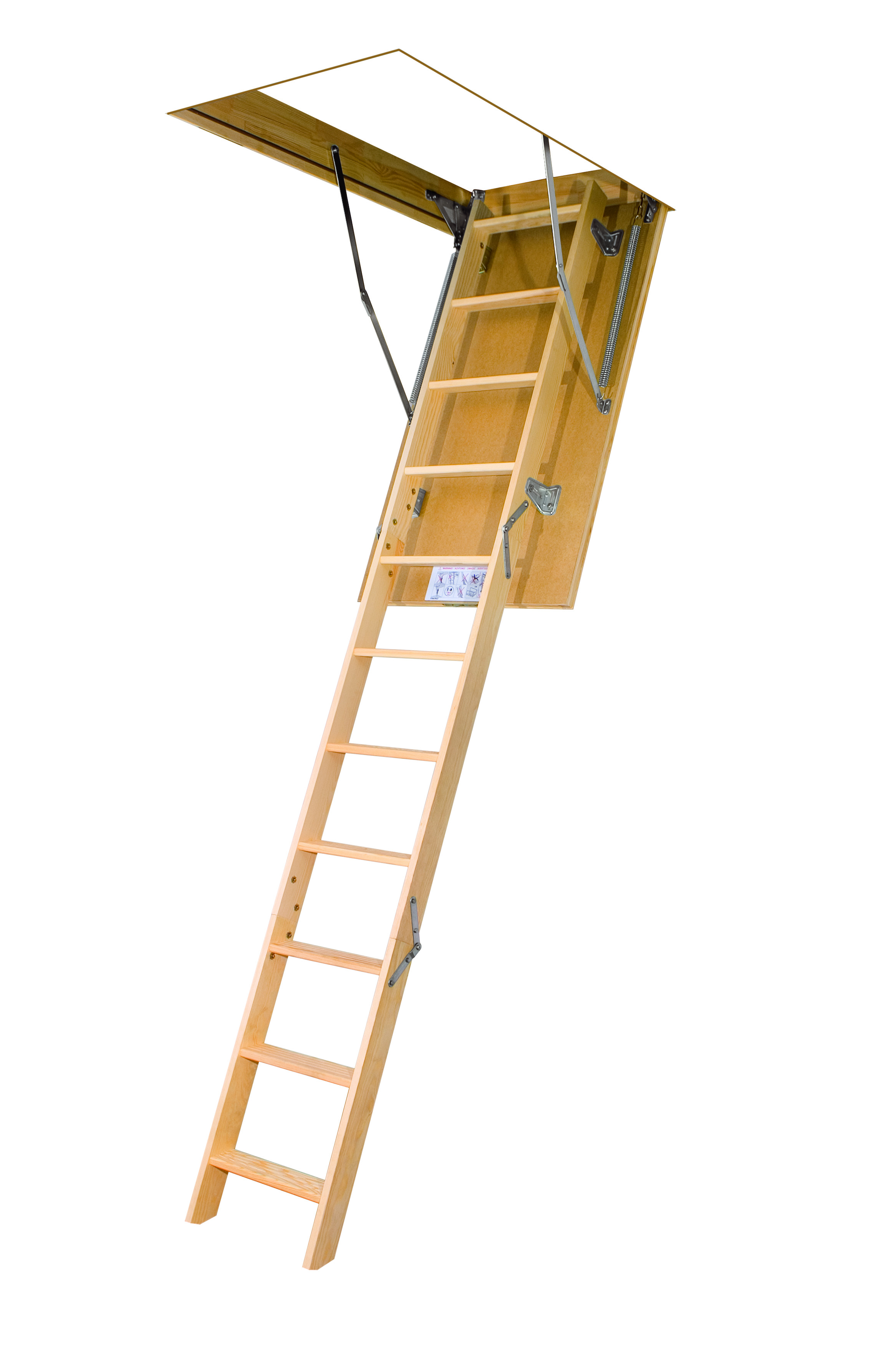Fakro LWS 60х120х280 см деревянная чердачная лестница (Факро), Лестница чердачная LWS 60х120х280 Fakro