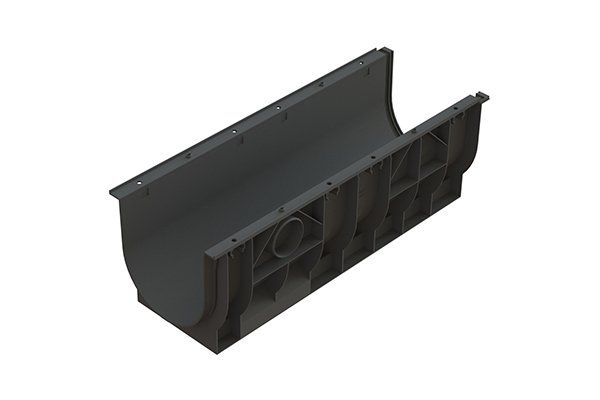Лоток водоотводной PolyMax Basic ЛВ-30.39.35-ПП пластиковый 8740