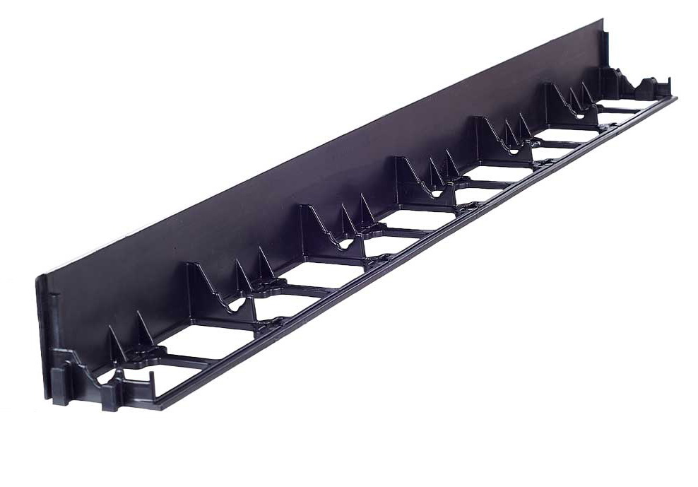 Бордюр тротуарный пластиковый L2000 H100мм, чёрный