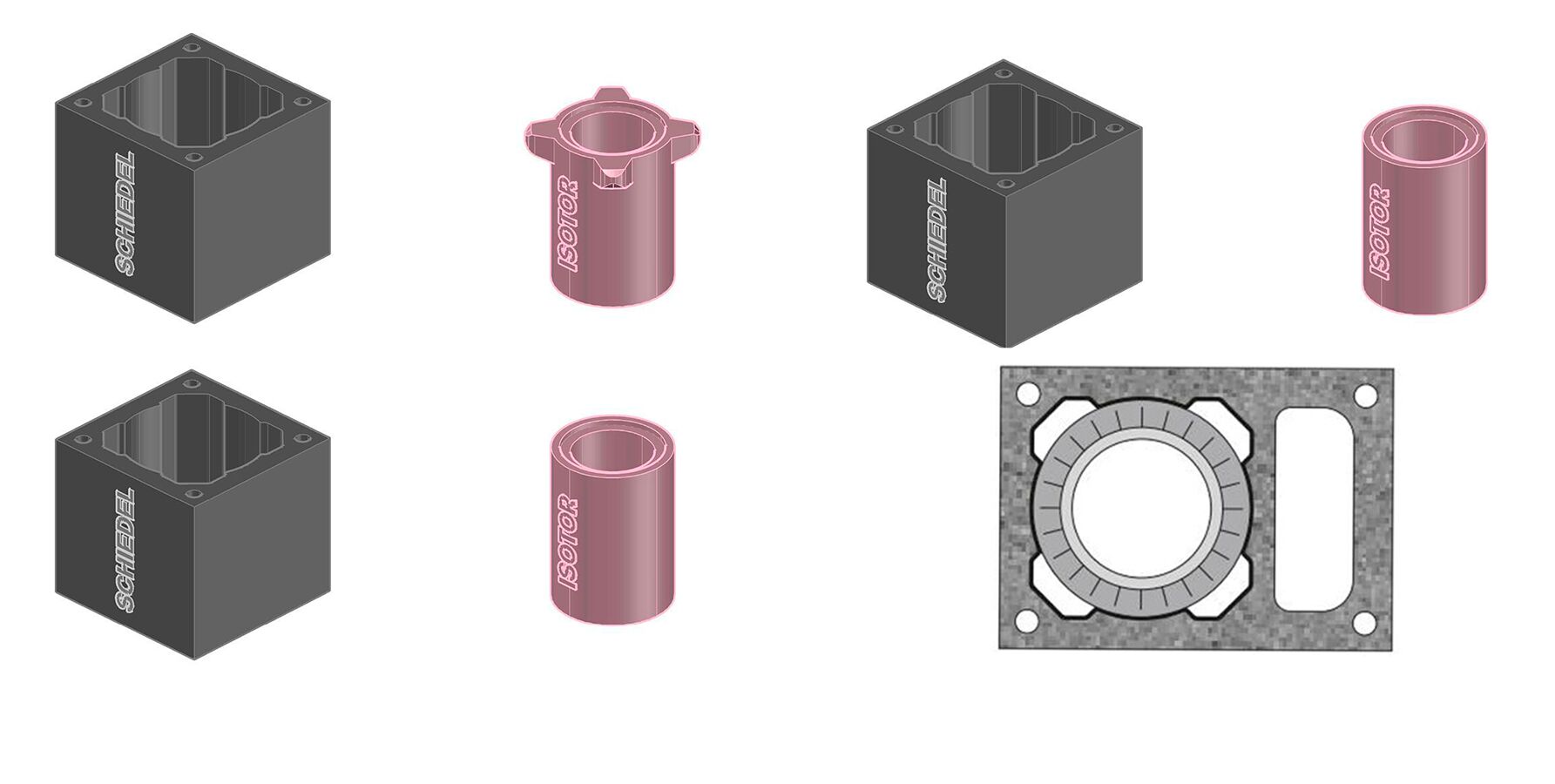 ISOTOR Комплект 1м D16 с вент. Shiedel, ISOTOR Комплект 1м D16 с вент. Shiedel