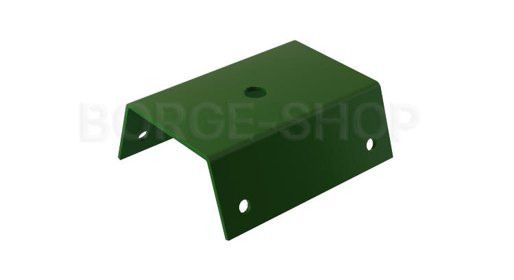 Пластина универсальная для профнастила Н-60 H-75 BORGE, темно-зеленый (6005)