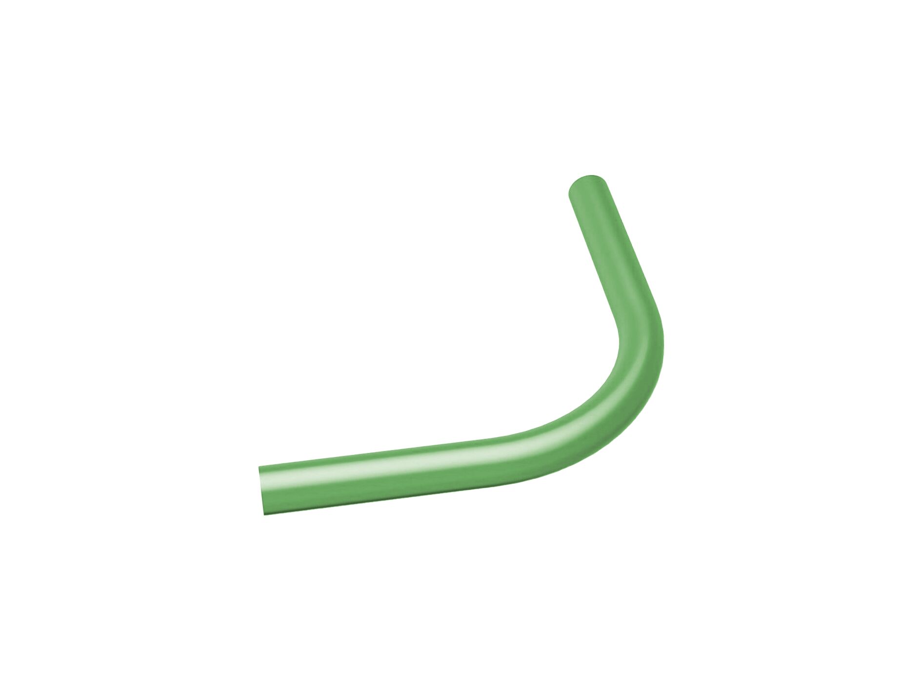 Угол соединения для трубы ограждения 90° оцинк. BORGE, зеленый (6002)