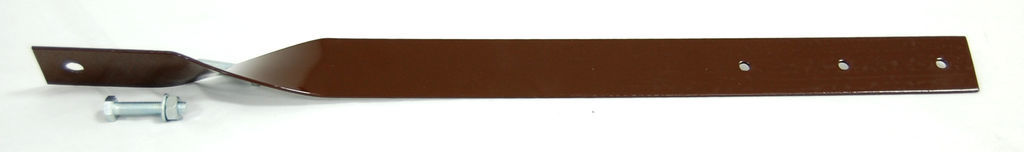 Комплект кронштейнов МП под конёк для лестницы (2 шт), Комплект кронштейнов под конек для лестницы 2шт Металл Профиль 8017 коричневый шоколад