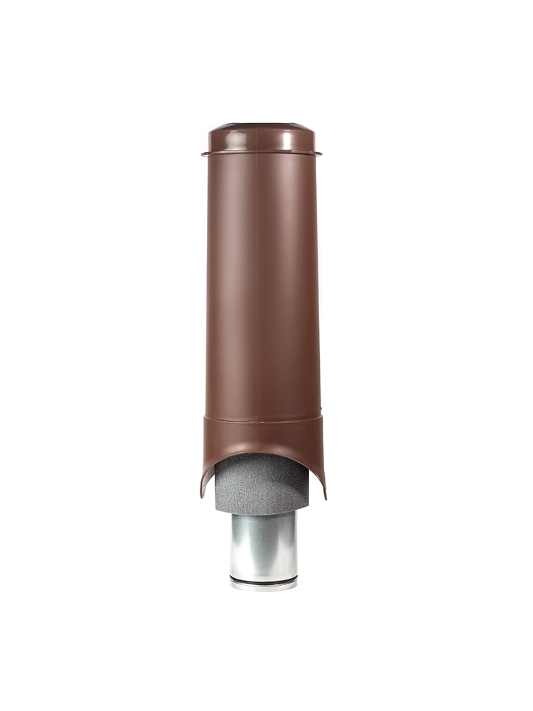 Krovent Pipe-VT IS Выход вентиляции 150изол./700 (изолированный), 8017 (коричневый) купить в Санкт-Петербурге Krovent Pipe-VT IS Выход вентиляции 150изол./700 (изолированный), 8017 (коричневый)
