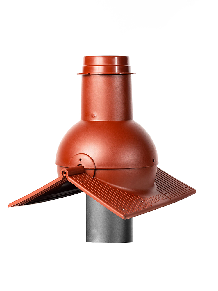 Krovent Pipe-Cone коньковый выход канализации для любого вида кровли, 29 (красно-коричневый) купить в Санкт-Петербурге Krovent Pipe-Cone коньковый выход канализации для любого вида кровли, 29 (красно-коричневый)