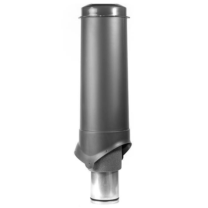 Krovent Pipe-VT IS Выход вентиляции 125/изол./700 (изолированный), 7024 (серый) купить в Санкт-Петербурге Krovent Pipe-VT IS Выход вентиляции 125/изол./700 (изолированный), 7024 (серый)