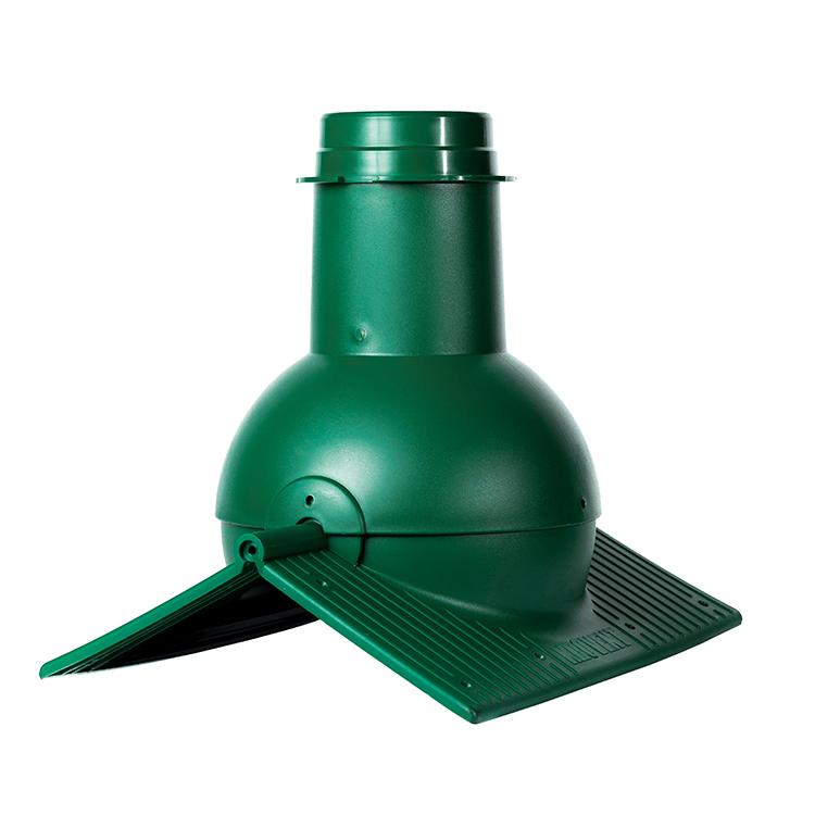 Krovent Pipe-Cone коньковый элемент для любого типа кровли, 6005 (зелёный) купить в Санкт-Петербурге Krovent Pipe-Cone коньковый элемент для любого типа кровли, 6005 (зелёный)
