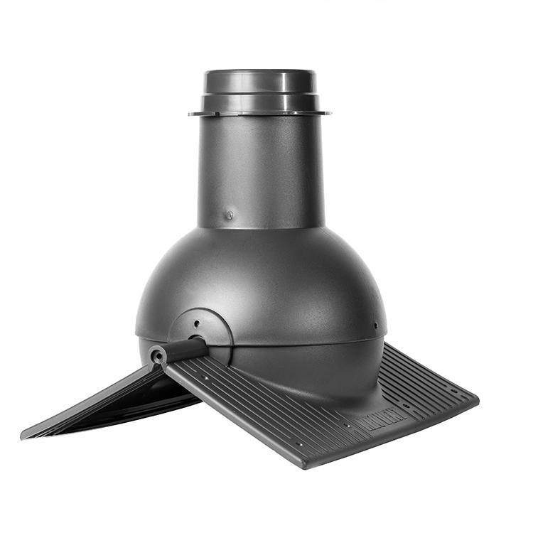 Krovent Pipe-Cone коньковый элемент для любого типа кровли, 7024 (серый) купить в Санкт-Петербурге Krovent Pipe-Cone коньковый элемент для любого типа кровли, 7024 (серый)