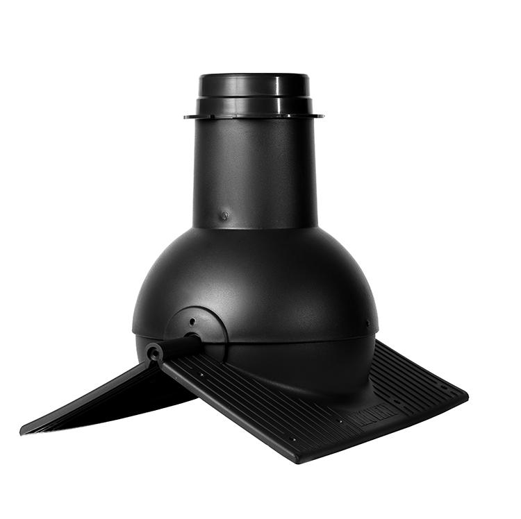 Krovent Pipe-Cone коньковый элемент для любого типа кровли, 9005 (чёрный) купить в Санкт-Петербурге Krovent Pipe-Cone коньковый элемент для любого типа кровли, 9005 (чёрный)
