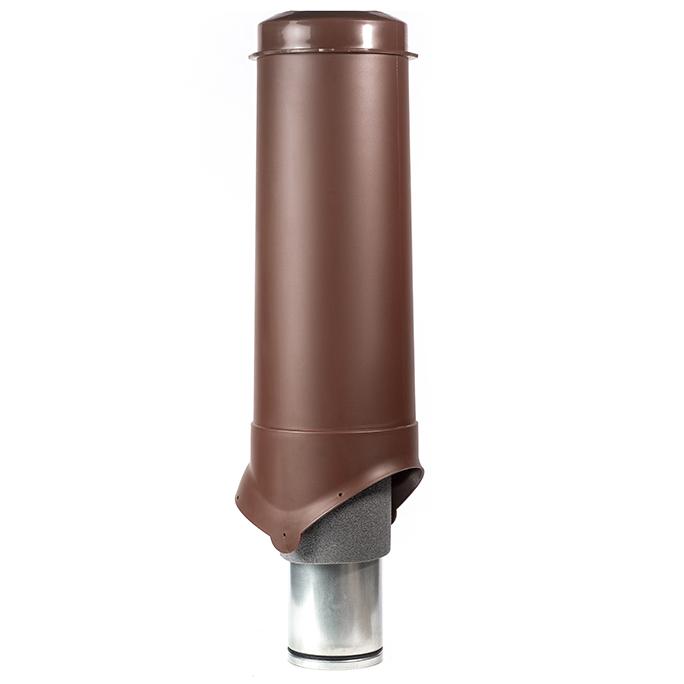 Krovent Pipe-VT IS Выход вентиляции 125/изол./700 (изолированный), 8017 (коричневый) купить в Санкт-Петербурге Krovent Pipe-VT IS Выход вентиляции 125/изол./700 (изолированный), 8017 (коричневый)