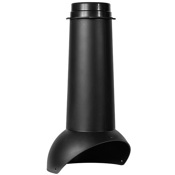 Krovent Pipe-VT Выход вентиляции 110/500(неизолированный)серия Lite, 9005 (чёрный) купить в Санкт-Петербурге Krovent Pipe-VT Выход вентиляции 110/500(неизолированный)серия Lite, 9005 (чёрный)